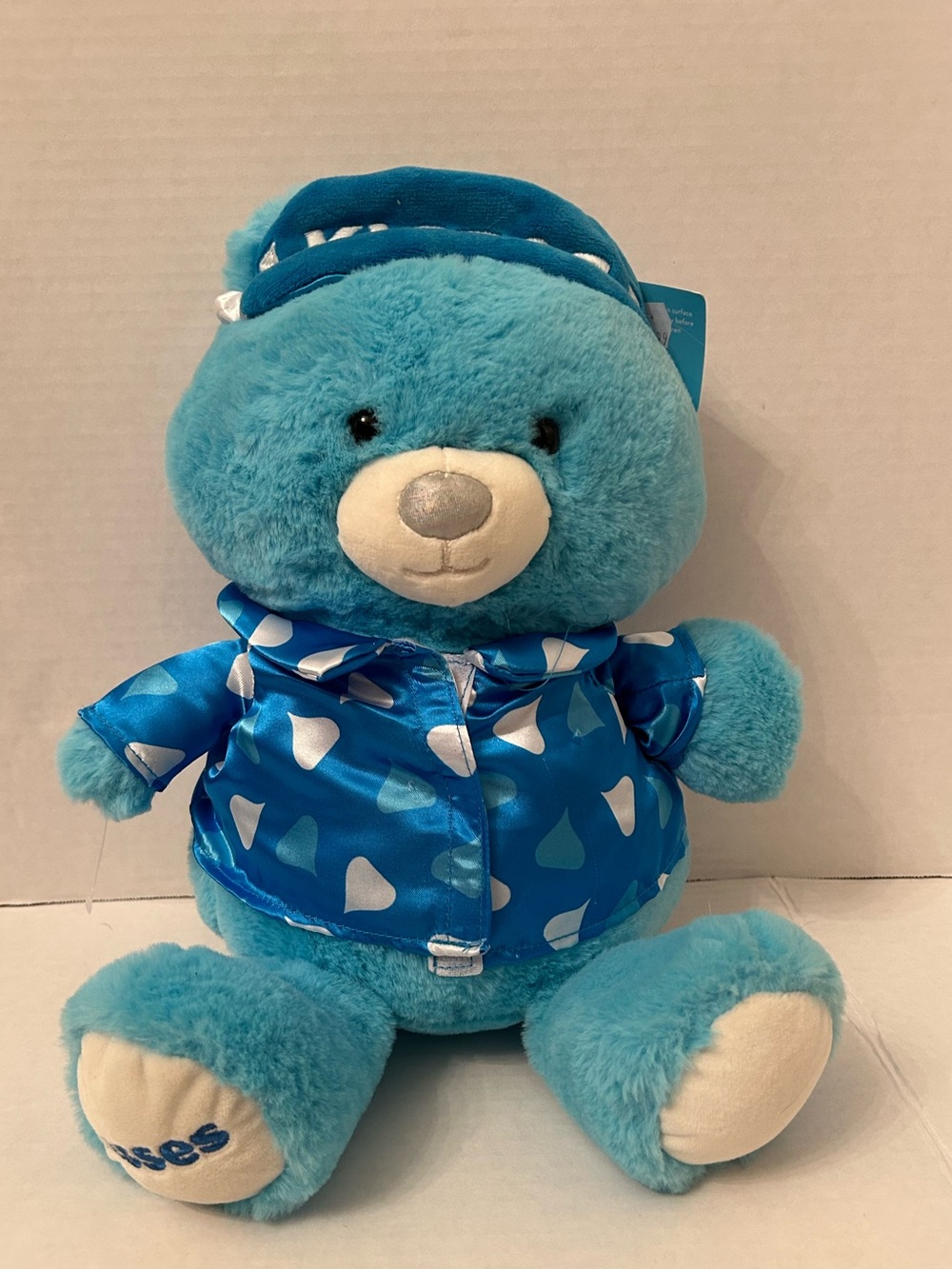 Hershey's Kisses Blue Teddy Bear With Pajamas And Sleep
Night Eye Mask